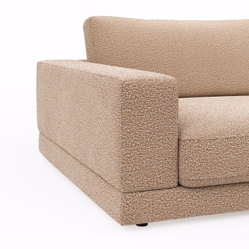 Megasofa Juni Lounge - B ca. 292 cm, Stoff, Rost