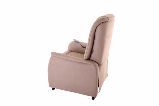 TV-Sessel MANDO - Aufstehhilfe, Relaxfunktion, Stoff, Grau-Beige