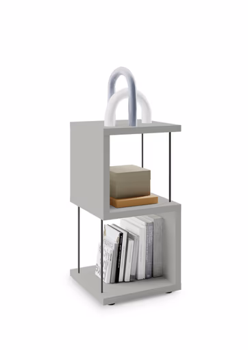 Regal - B ca. 33 cm, Kreidegrau