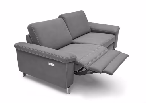 Sofa CALM PLUS - 3-Sitzer, 2x Relaxfunktion, Stoff, Braun