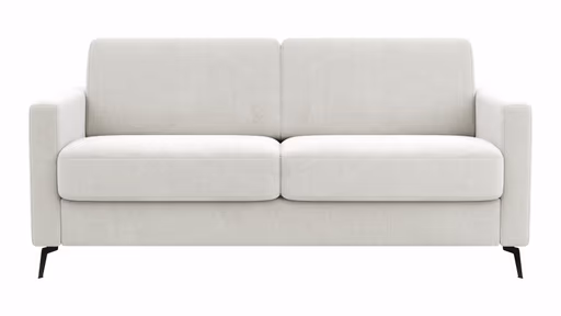 Schlafsofa Laredo - 2,5-Sitzer inkl. Schlaffunktion, Stoff, Offwhite