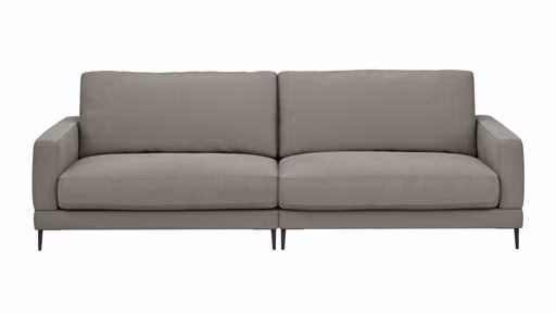 Sofa Janne - 3-Sitzer, Stoff, Grau