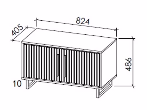 Schuhbank- Eiche Dekor