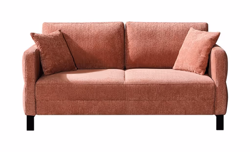 Doppelliege - Schlaffunktion, Stoff, Lachfarben