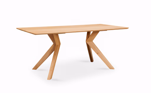 Esstisch - LB ca. 160x90 cm, Wildeiche massiv