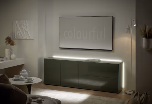 Lowboard - B ca. 181 cm, Olivgrün