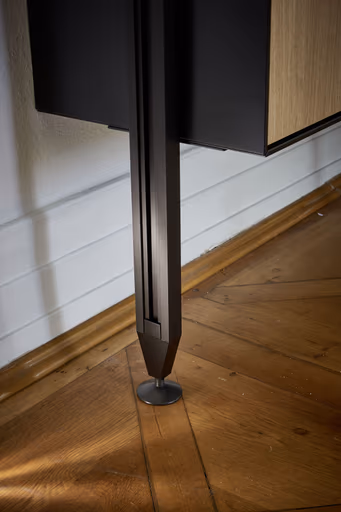 Regal Edge - B ca. 190 cm, Eiche, Weiß, Lack, Schwarz