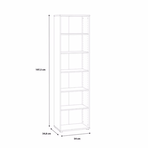 Regal FAIK - Eiche Dekor
