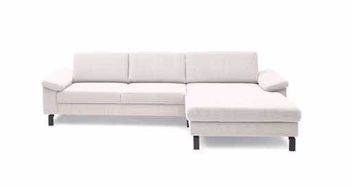 Ecksofa CALM Move - 2,5-Sitzer, Ecke rechts, Microfaser, Creme