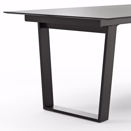 Esstisch Dinner - LB ca. 200x95 cm, Kunststoff, Grau