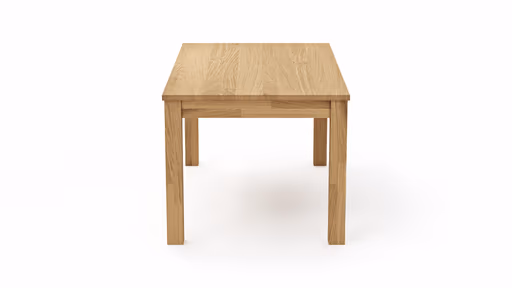 Esstisch Dinner - verlängerbar, LB ca. 160x90 cm, Wildeiche massiv