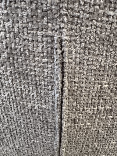 Armlehnstuhl MILENA - drehbar, Stoff, Silberfarben