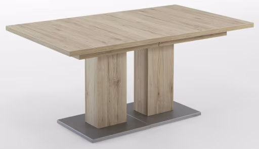 Esstisch - ausziehbar, LB. ca. 160x95cm, Dekor Eiche