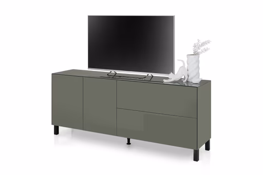 Lowboard - B ca. 181 cm, Olivgrün