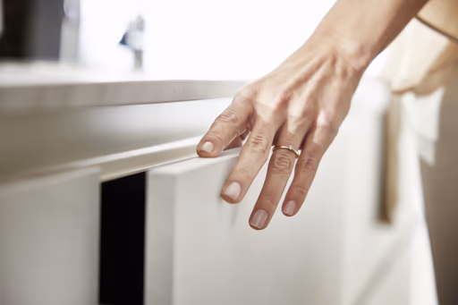 Inselküche 51.220 CO 6 524, Stahlblau