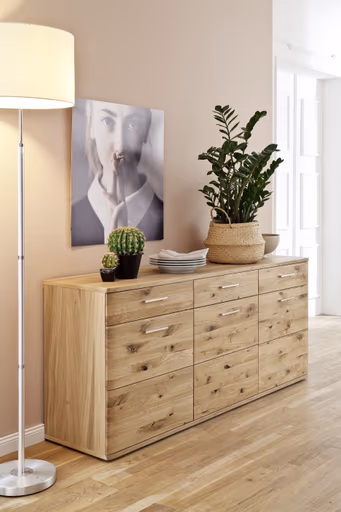Sideboard - Eiche teilmassiv