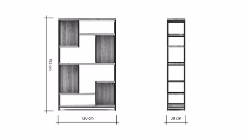 Regal Farmingdale - Eiche massiv, natur geölt