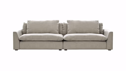 Sofa Ulf - 3,5-Sitzer, Stoff, Beige