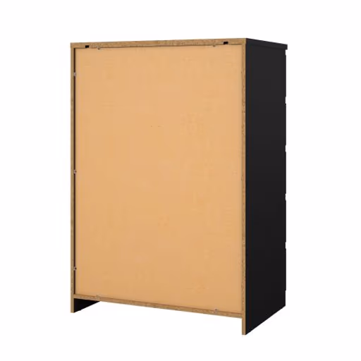 Kommode - B ca. 77 cm, Schwarz