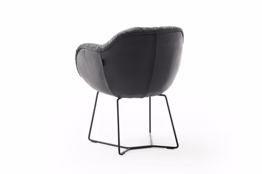 Dinnerchair Sevano - Leder, Anthrazit