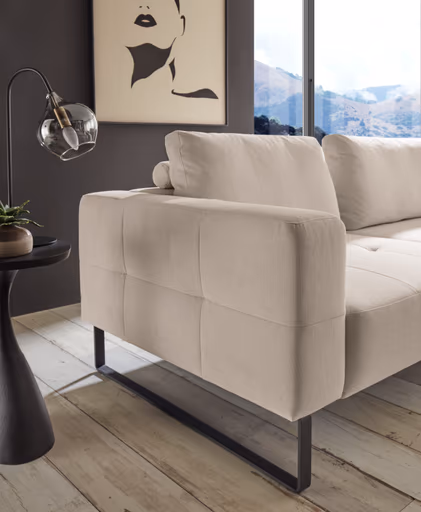 Ecksofa - 3-Sitzer mit Ecke rechts