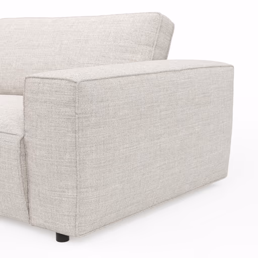 Ecksofa Lilaia - 1,5-Sitzer Tief, Ecke, 2-Sitzer rechts, Stoff, Kaschmir
