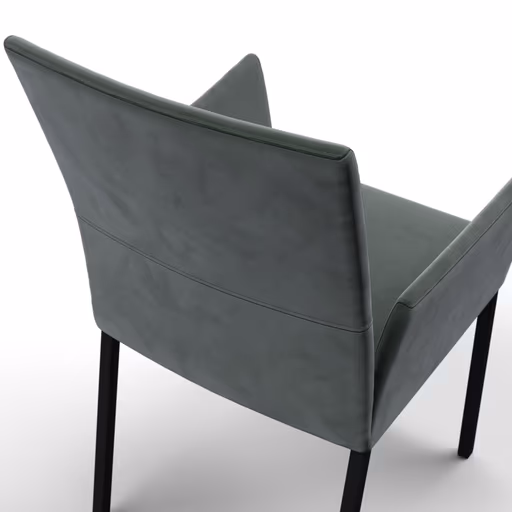 Armlehnstuhl Saragossa - Stoff, Petrol