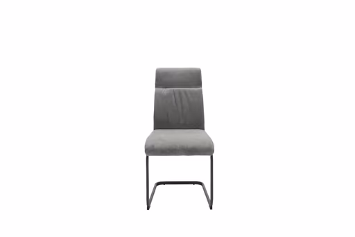 Freischwinger MAIDA - Stoff, Silberfarben