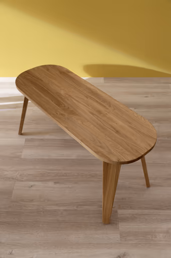 Sitzbank Signe - Asteiche Massiv, Geölt