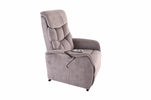 TV-Sessel - Aufstehhilfe, Relaxfunktion, Stoff, Grau
