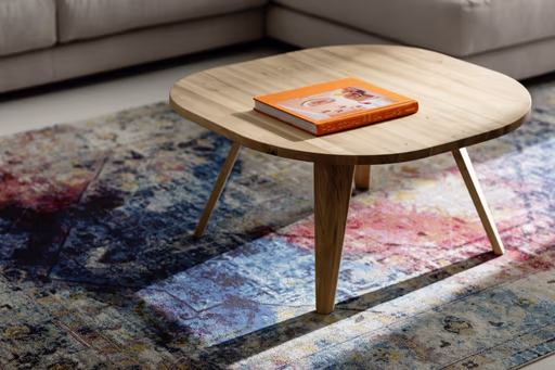 Couchtisch Signe - BHL ca. 80x38x80 cm, Asteiche massiv, Geölt