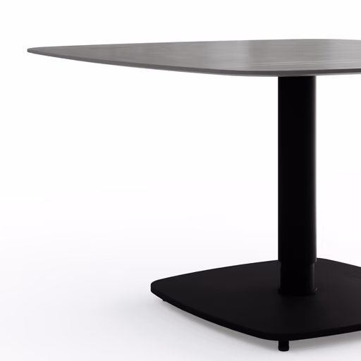 Couchtisch Camas - LBH ca. 75x75x42 cm, Keramik, Dunkelgrau