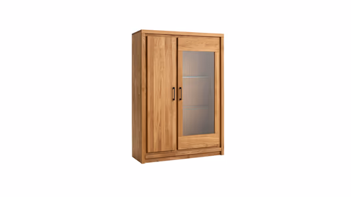 Highboard Farmingdale light - Eiche massiv, natur geölt