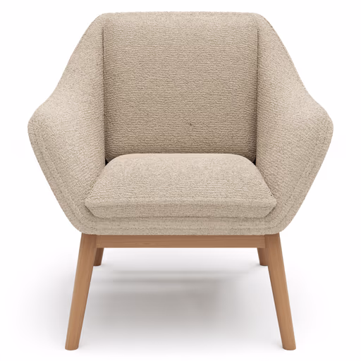 Sessel Karasu - Posh, Stoff, Natur