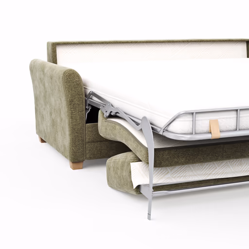 Sofa Lakeville 1 - 2-Sitzer inkl. Schlaffunktion, Stoff, Grün