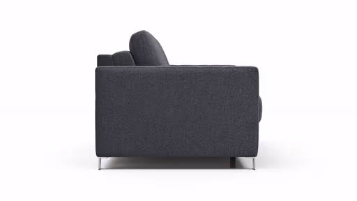 Sofa Nuoro - 2,5-Sitzer inkl. Schlaffunktion, Armlehne schmal, Stoff, Eisblau