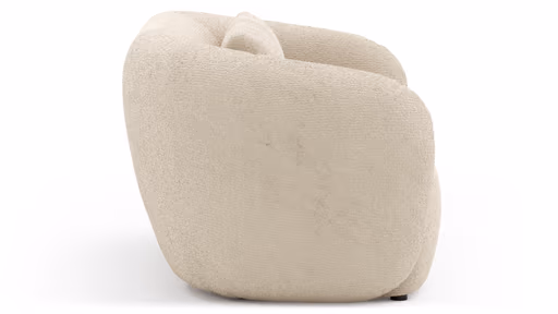 Sofa Karasu - 3-Sitzer, Stoff, Natur