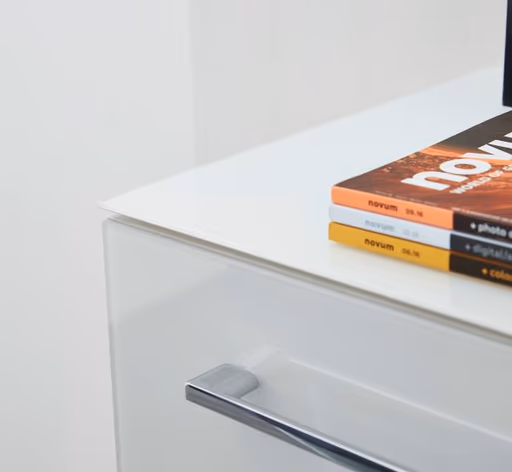 Rollcontainer GWEN - B/H/T ca. 40x55x50 cm, Weiß 