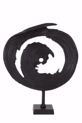 Deko-Objekt - BHT ca. 48x11x44 cm, Schwarz