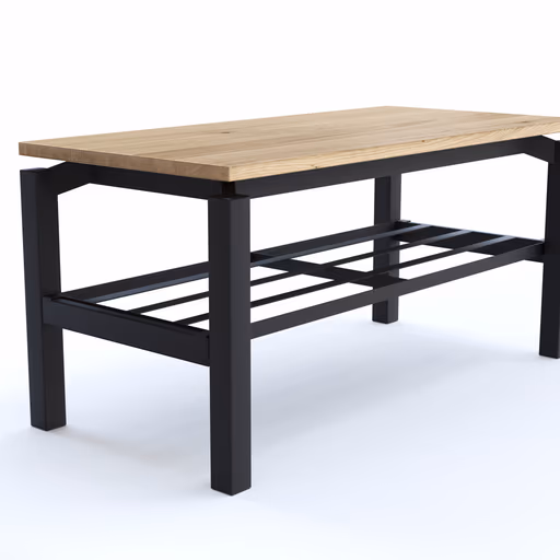 Garderobenkombination Williston - Korpus Wildeiche bianco / Front sandgestrahlt