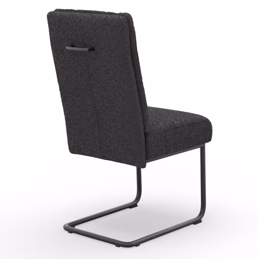 Freischwinger Ravina - Stoff, Anthrazit