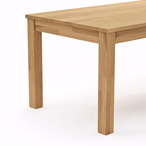 Esstisch Dinner - LB ca. 160x90 cm, Wildeiche massiv