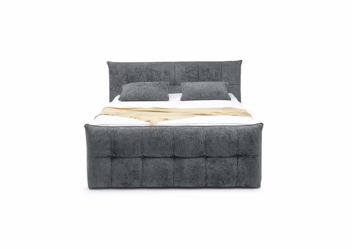 Boxspringbett- Liegefläche ca. 180x200 cm, Stoff, Dunkelgrün