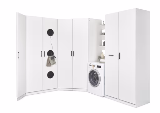 Schranksystem RHONDA- Weiß