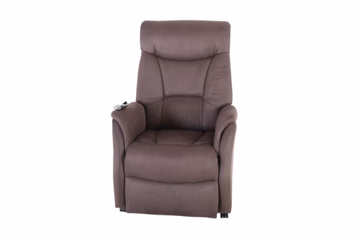 TV-Sessel MALEK - Relaxfunktion, Stoff, Braun