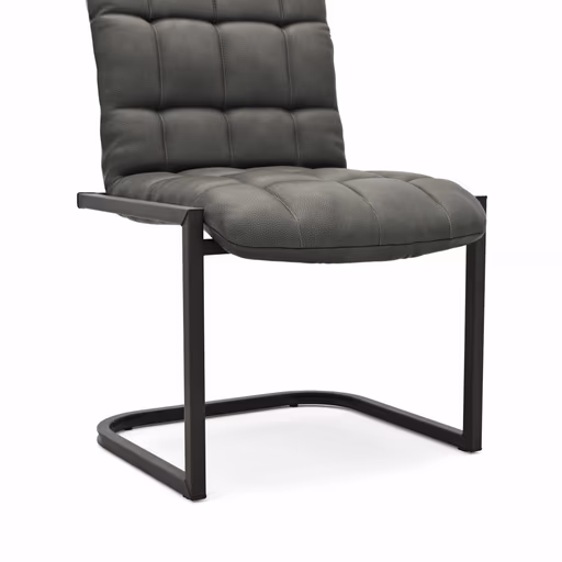 Freischwinger Cambridge - Leder, Anthrazit