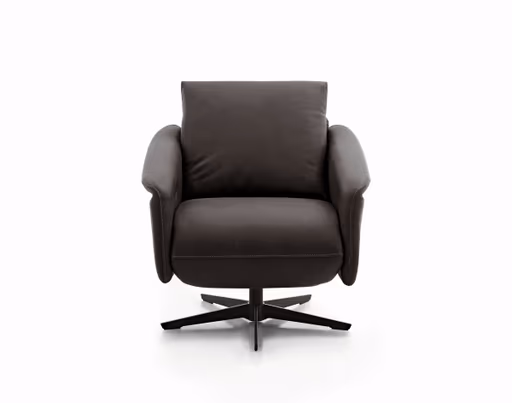 Sessel - Relaxfunktion motorisch, Leder, Hellbraun