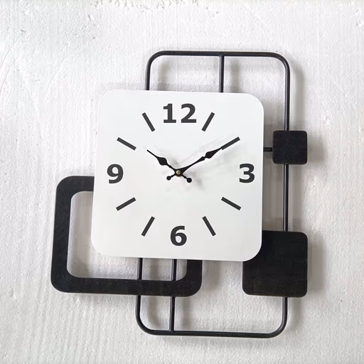 Wanduhr - DH ca.  44x50 cm