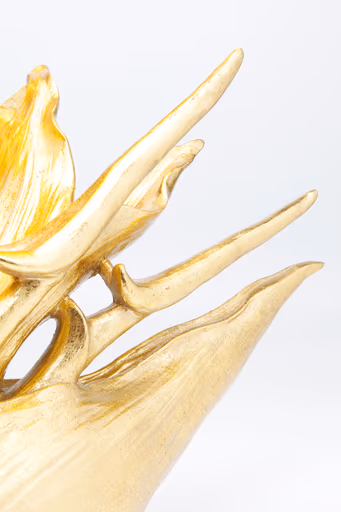 Tischleuchte- BH ca. 29x49 cm, Schwarz, Goldfarben