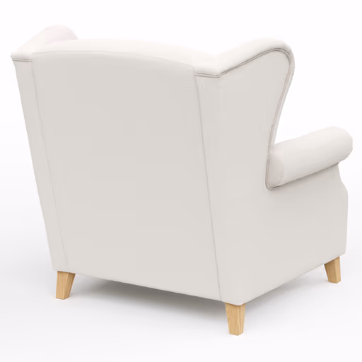 Sessel Mapleton - Stoff, Creme